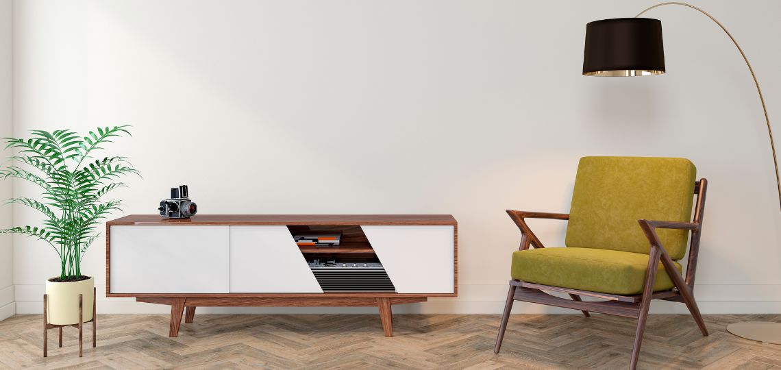 95 Style - Mid-Century Vibe Interiors ideas  mod furniture, mid century  modern interiors, furniture