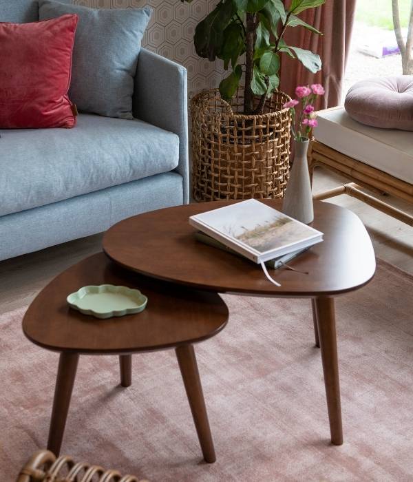 Living Room Furniture with Storage Two Tier Coffee Table - Calgary Interiors