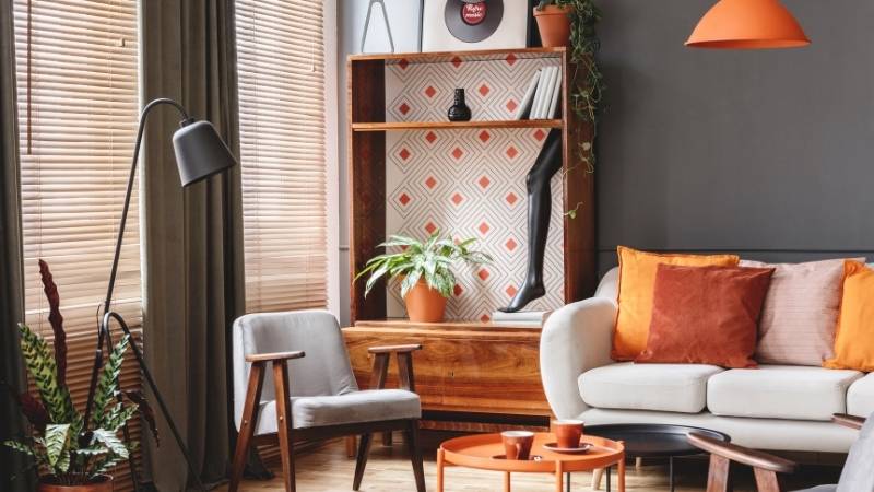 Living Room Trends Orange Tones - Calgary Interiors (1)